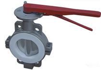 D71F46-16C襯氟對夾碟閥